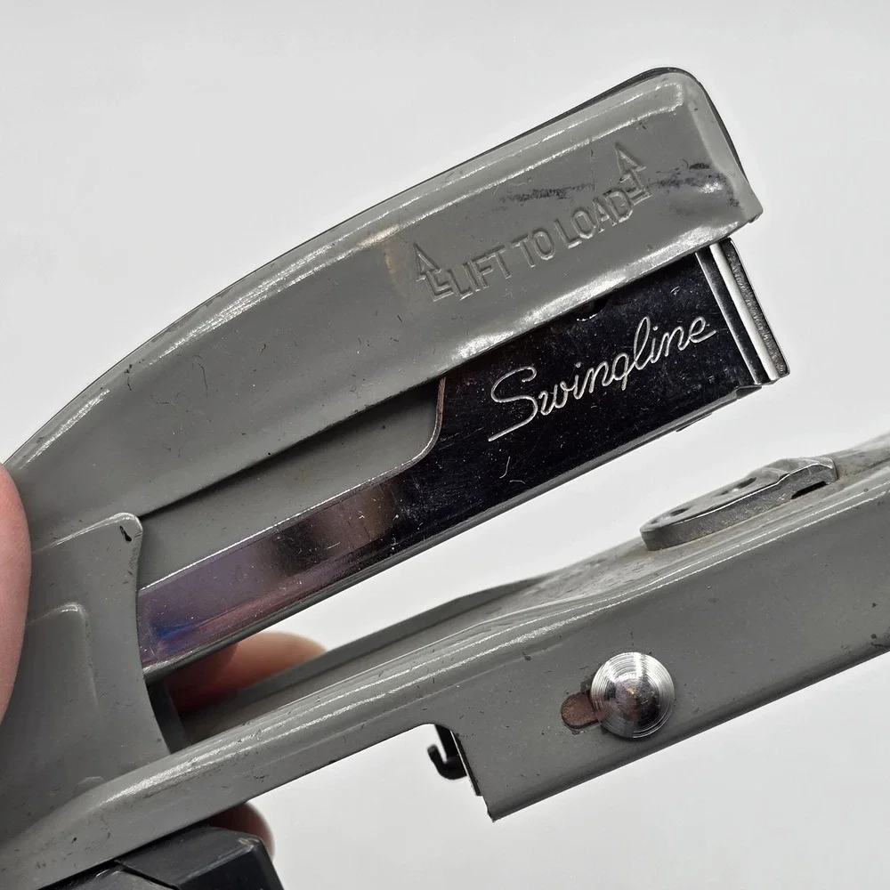 Vtg Swingline 95 Stapler Attached Staple Remover Compartment Tested